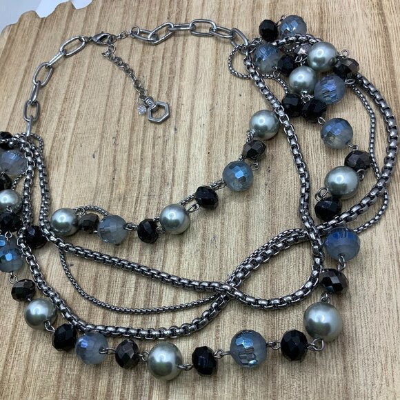 Simply Vera Vera Wang Multi Strands Beaded Necklace - Picture 1 of 6